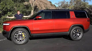 Rivian R1S - пока что это самый удивительный электро-внедорожник