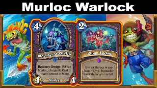 My New Murloc Warlock Has 79% Winrate To Legend Rank I May! Voyage to the Sunken City | Hearthstone