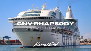 GNV RHAPSODY | Arrival in GENOA