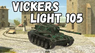 Прошел игру WoT Blitz! Vickers Light 105