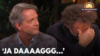 Ben van der Burg slaat handen voor gezicht na opmerking Guido den Aantrekker: ‘Ja daaaaggg...'