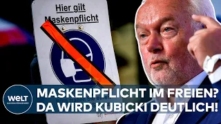 CORONA-ZOFF: Maskenpflicht im Freien? "Das ist mir nicht klar!" kritisiert FDP-Mann Kubicki scharf