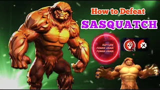How to defeat Sasquatch | MCOC | Marvel Contest Of Champions |