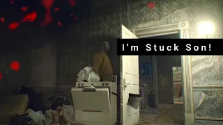 Resident Evil 7 - Jack Baker Gets STUCK