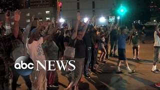 Protests after Officer Betty Shelby was found not guilty of manslaughter