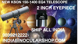 New Powerful KSON 150mm-1400mm eq4 Reflector telescope with 2 inch eyepiece,review ,images,price-hin