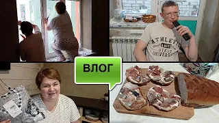 ПОДАРОК МУЖУ НА ДР/ВНЕСЛИ ПРЕДОПЛАТУ/ЗАКУПКА ПРОДУКТОВ/ПОВЕСИЛИ РУЛОННЫЕ ШТОРЫ/ВКУСНЫЙ ЗАВТРАК/ВЛОГ