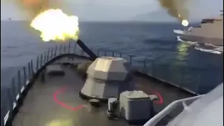 AK-630 Close in Weapon System (CIWS) Live fire!!!