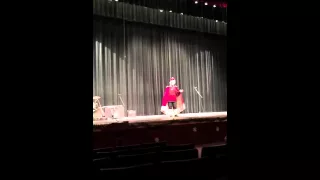 High School Math Teacher Performs "You'll Be Back" from Hamilton