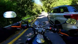 Mountain Road Pass - Tzuba/Nes Harim, Israel | Yamaha YBR 250 | GoPro