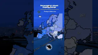 Percentage of atheist people in Europe