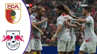 Augsburg vs RB Leipzig - Extended Highlights & All Goals 2022 HD