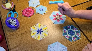 Hexified Panel Quilt Tutorial: Chain Piecing Hexies