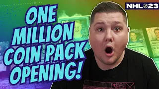 CRAZY 1 MILLION COIN PACK OPENING | NHL 23