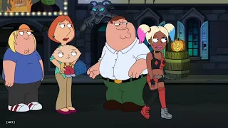 Family Guy: Cleveland's Daughter Dressed as Harley Quinn for Halloween.