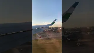 Взлёт из солнечного Ташкента на Airbus A321 NEO Uzbekistan airways HY631.