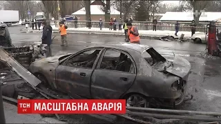 Масштабна аварія сталася на столичній вулиці Академіка Заболотного