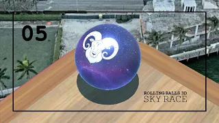 Rolling Balls 3D: Sky Race | Gameplay eps.05 | Level 31-35