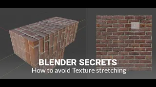 Daily Blender Secrets - How to avoid Texture stretching