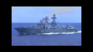 Опасное сближение БПК "Адмирал Виноградов" и крейсера USS Chancellorsville 7 июня 2019 г.