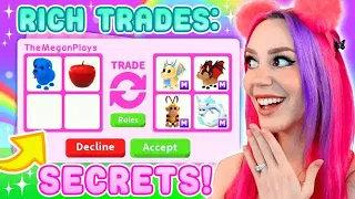 My TOP Secrets To RICH TRADES In Adopt Me