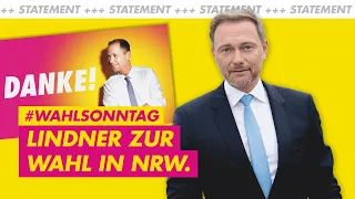 Christian Lindner zum Ausgang der Landtagswahl in NRW