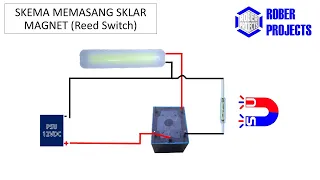 Cara Mudah Memasang Saklar Magnet Reed Switch Dengan Relay 12V