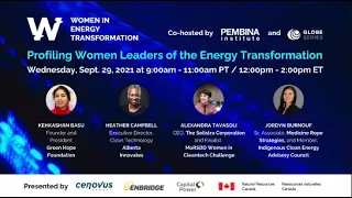 Profiling Women Leaders of the Energy Transformation (Sept. 29, 2021)