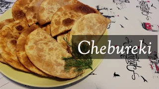 Chebureki/ Deep-Fried Juicy Turnovers/Чебуреки