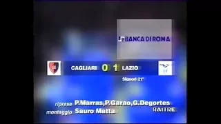 1995-96 (2a - 10-09-1995) Cagliari-Lazio 0-1 [Signori] Servizio D.S.Rai3