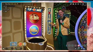 CRAZY TIME 2000X WORLD RECORD WIN ON COIN-FLIP