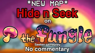 *NEW* AMONG US UPDATE, THE FUNGLE: Epic Hide and Seek seeker victory on The Fungle [No Commentary]