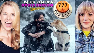 777 Charlie Trailer Reaction! Kannada | GRRLS Edition! Rakshit Shetty | Sangeetha Sringeri