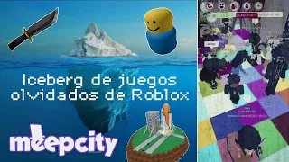 El iceberg de juegos olvidados de Roblox
