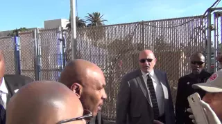 Mike Tyson on Floyd Mayweather vs Manny Pacquiao Fight outside Jimmy Kimmel Live