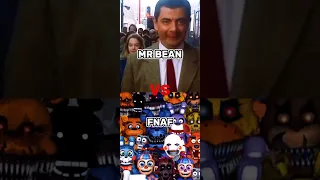 Mr Bean vs Fnaf #shorts