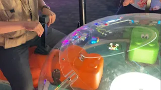 Life size Hungry Hungry Hippos - Dave and Buster's - San Antonio outing