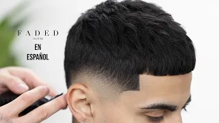 COMO HACER UN CORTE LOW FADE/ DESVANECIDO BAJO CON TEXTURA! TUTORIAL DE BARBERO!