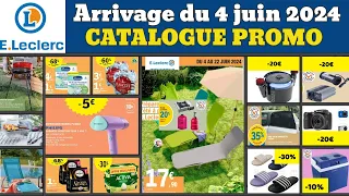 catalogue LECLERC du 4 au 22 juin 2024 🟢🔴 Préparez l'été 🔥 Arrivage bricolage jardinage promos deals