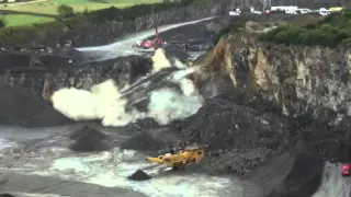 Blasting at mctigue quarries