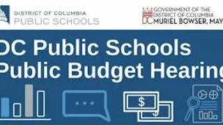 DCPS Public Budget Hearing Fiscal Year 22