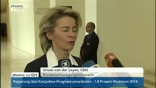Ukraine-Krise: Ursula von der Leyen am 15.04.2014