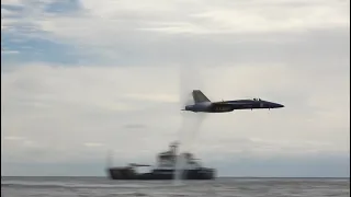 Blue Angels Sneak Pass Pensacola Beach 11/5/21