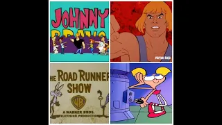 Johnny Bravo | He Man | The road runner show | Dexter's Laboratory  childhood 1990's cartoon network
