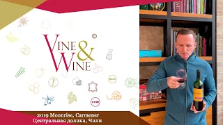 Дегустация вина Moonrise, Carmener, 2019, Центральная долина, Чили
