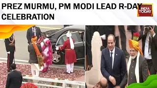 74th Republic Day 2023: PM Modi Receives Prez Murmu; Meets Egypt President El-Sisi At Kartavya Path