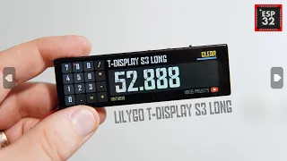 T-display S3 LONG - Elegant Development board from LilyGO