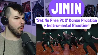 JIMIN (of BTS) - 'Set Me Free Pt 2' Dance Practice + Instrumental Reaction!