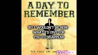 A Day To Remember - The Plot To Bomb The Panhandle [Lyrics on Screen] (HQ)