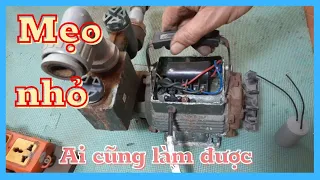 cách thay tụ máy bơm nước, mô tơ chính xác an toàn nhất/how to replace the pump capacitor